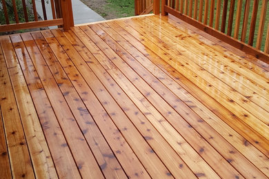 Deck in the country.
