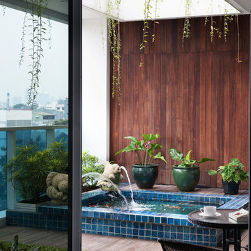 Small Garden With Fish Pond