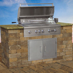 Pre-Cut & Pre-Packaged Olde English Wall - Outdoor Kitchen Appliances