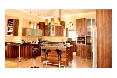 Minimalist kitchen photo in Other