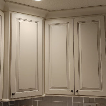 Kitchen Remodel Geneseo, IL Koch Ivory Smoke Fog MSI Calacatta Laza Quartz