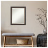 Ashton Black Beveled Wood Wall Mirror 18.5 x 22.5 in.