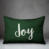 Joy, Dark Green 14x20 Lumbar Pillow