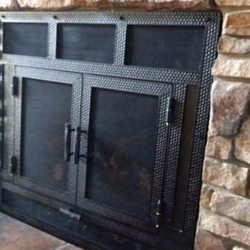 Living Room Fireplace Surround & Doors