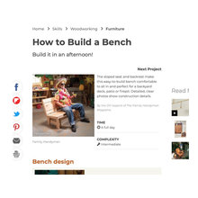 Kitchen bench