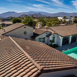 Newpoint&trade; Concrete Roof Tile in Barcelona Santa Catarina Blend - Roofing And Gutters