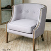 Uttermost Gamila Light Gray Accent Chair