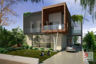 Sahibabad Bungalow 3D Rendering