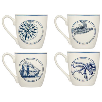 Nautical Coffee Mug Set