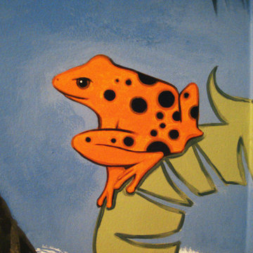 Beach Themed Boys Room Mural