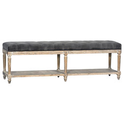 French Country Upholstered Benches by Beyond Stores
