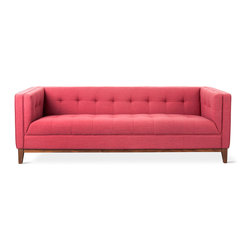 Gus Modern Atwood Sofa-Berkeley Coral - Sofas