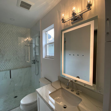 Clean and White Bathroom