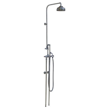 Wall Mount Hot and Cold Shower with Hand Spray