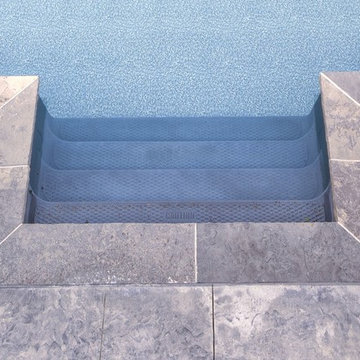 New Life for an Aging Vinyl Pool and Backyard