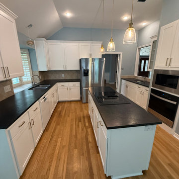 Circle C Austin Cabinet Refacing with Shaker Doors & Custom Storage