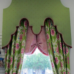 Cornice, Balloon Shade & Panels - Curtains