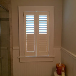 White Plantation Shutters - Interior Shutters