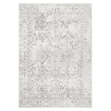 nuLOOM Vintage Odell Traditional Transitional Area Rug, Ivory, 9'x12'
