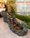 19" Tall Outdoor Tiering Rocky River Stream Water Fountain with LED Lights