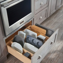 Kitchen organization cabinets