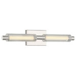 George Kovacs Lighting - Gege Kovacs Lighting P5332-613-L Double Barrel Vanity - Color Temperature:  Lumens: 1170.6Double Barrel 22.5 I Polished Nickel CleaUL: Suitable for damp locations Energy Star Qualified: n/a ADA Certified: n/a  *Number of Lights: 1-*Wattage:15w Z19 LED bulb(s) *Bulb Included:Yes *Bulb Type:Z19 LED *Finish Type:Polished Nickel