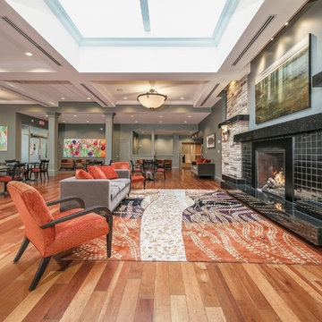 A Reception Room in a Funeral Home