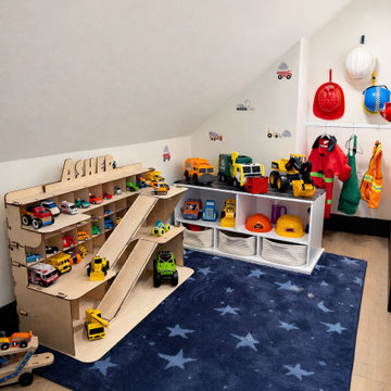 Asher's "Construction Trucks" bedroom Reno