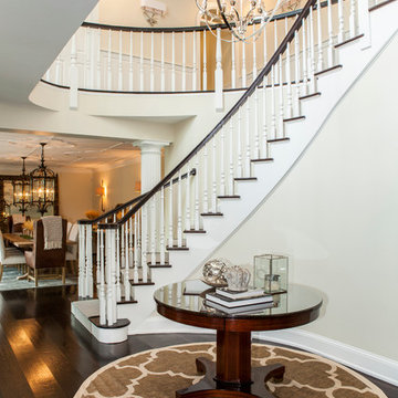 Villanova, PA: Center Hall & Staircase