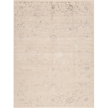 Tranquility Area Rug, Beige, 9"x12"