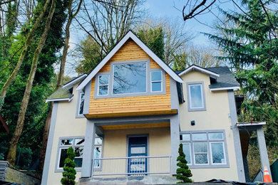 Modern exterior home idea in Seattle