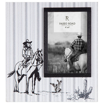 Ranch Life Picture Frame, 4"x6", Cowgirl, 1 Piece
