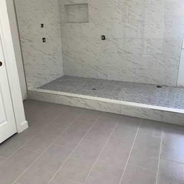 Tub inside Shower. Can never go wrong