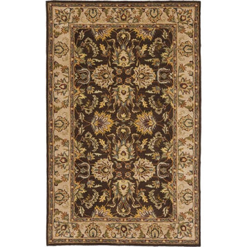 Safavieh Heritage Collection HG912 Rug, Brown/Ivory, 3' X 5'