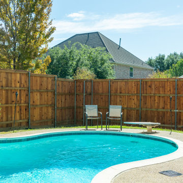 Las Colinas Clearspring Dr. South Fence Build