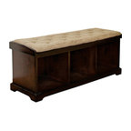 Monterey Cubbie Bench - White - Traditional - Accent And