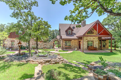 Mountain style exterior home photo in Oklahoma City