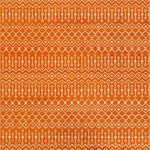 Unique Loom - Rug Unique Loom Moroccan Trellis Orange Rectangular 10' 8 x 16' 5 - With pleasant geometric patterns based on traditional Moroccan designs, the Moroccan Trellis collection is a great complement to any modern or contemporary decor. The variety of colors makes it easy to match this rug with your space. Meanwhile, the easy-to-clean and stain resistant construction ensures it will look great for years to come.