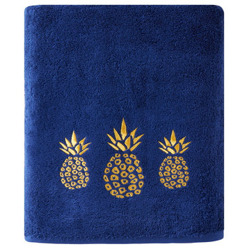 SKL Home Gilded Pineapple Bath Towel