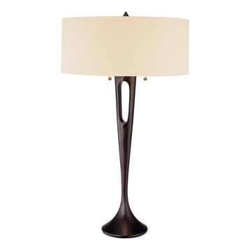 The 15 Best Bronze Table Lamps For 2022, Brannan Bronze And Glass Table Lamp
