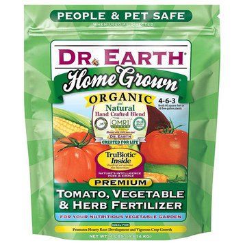 Dr. Earth 704P Organic & Natural Tomato, Vegetable & Herb Fertilizer 4-6-3, 4 Lb