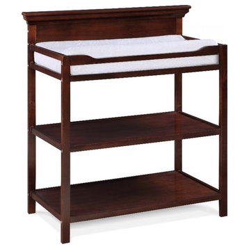 Suite Bebe Universal Traditional Wood Changing Table in Espresso