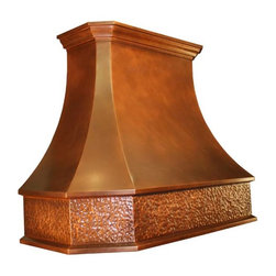 Copper Range Hood | Falkner | Vogler - Range Hoods And Vents