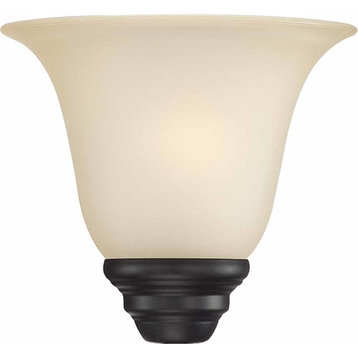 Volume Lighting GS-548 4.5"H Sepia Glass Bell Shade - Sepia