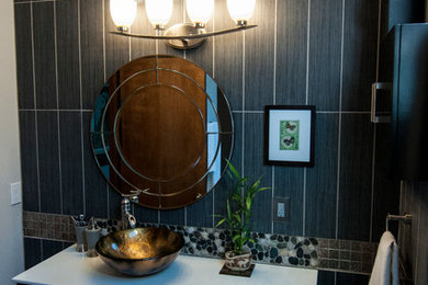 Asian home design photo in Portland