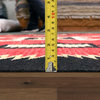 Tuscany Reversible Wool Red Area Rug- 6' 3'' X 8'10''