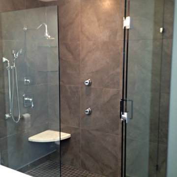 90 Degree Frameless Glass Shower Doors, Greater Vancouver Shower Glass