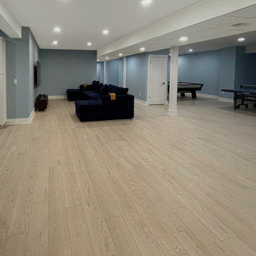 Finished Basement, New Stairs & Bathroom