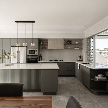 Azztek Kitchens - Dudley park Kitchen & Laundry Renovation