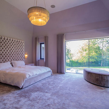 Luxury Bedroom with Curtains and Blackout Blinds